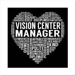 Vision Center Manager Heart Posters and Art